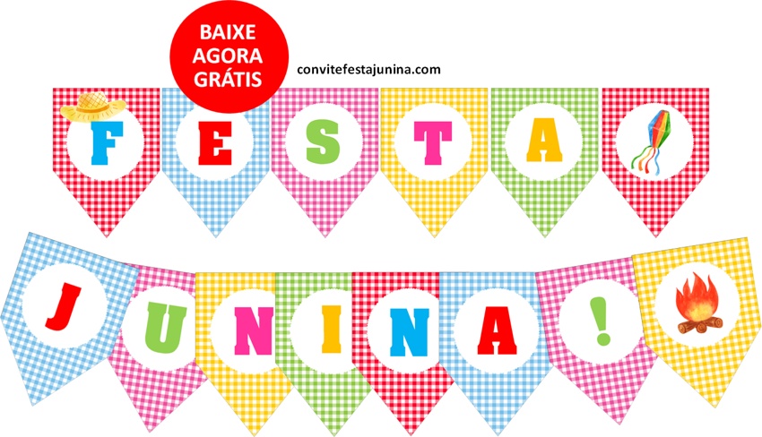Bandeirinhas festa junina