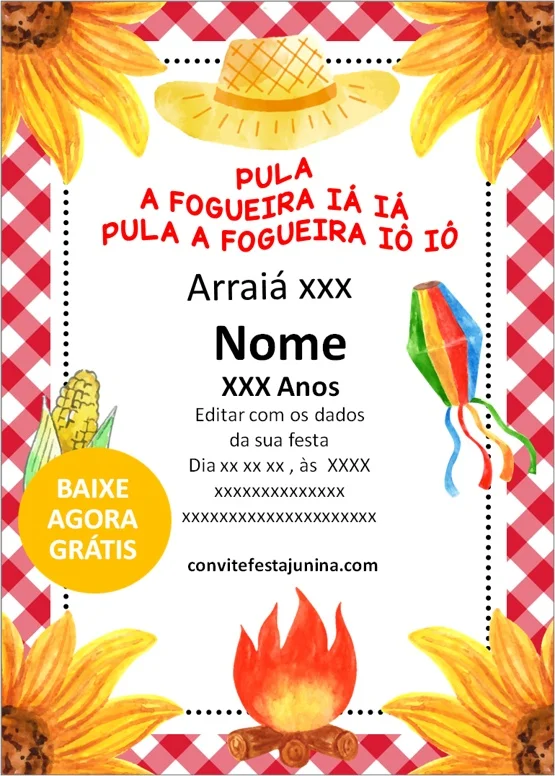 Papeis xadrez grátis para baixar  Documentos digitais, Templates para  blogger, Plaquinhas para festa junina